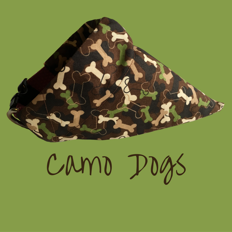 Camouflage Dog Bandanas, Harness Camouflage Dogs
