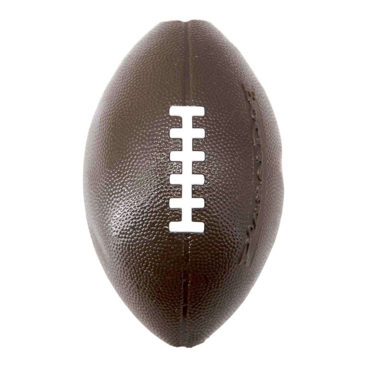 This top selling football is made from the award-winning Orbee-Tuff material, which is 100% recyclable and non-toxic. The authentic white laces and pigskin feel will have your dog running straight to the end zone. Ball is durable, bouncy, buoyant, and perfect for tossing, fetching, and bouncing.