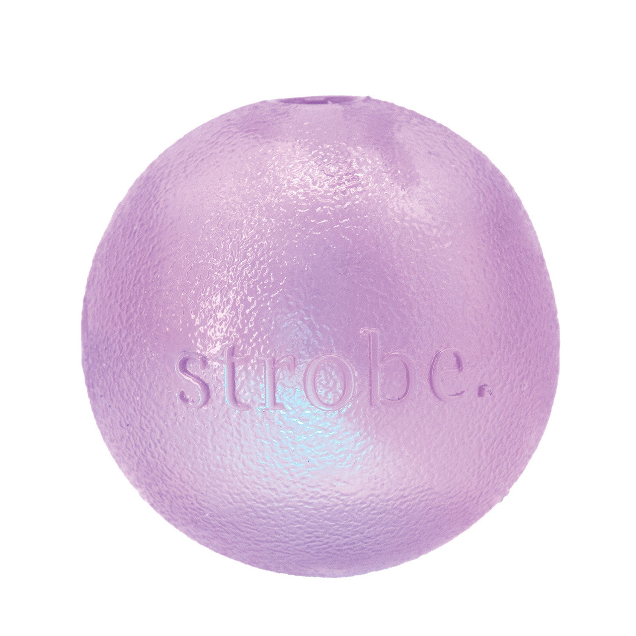 Strobe ball is made from the award-winning Orbee-Tuff material, which is 100% recyclable and non-toxic. Bounce Strobe on a hard surface to activate the multi-colored LED light. The blinking LED light makes Strobe easy to spot in the dark or buried in the snow!