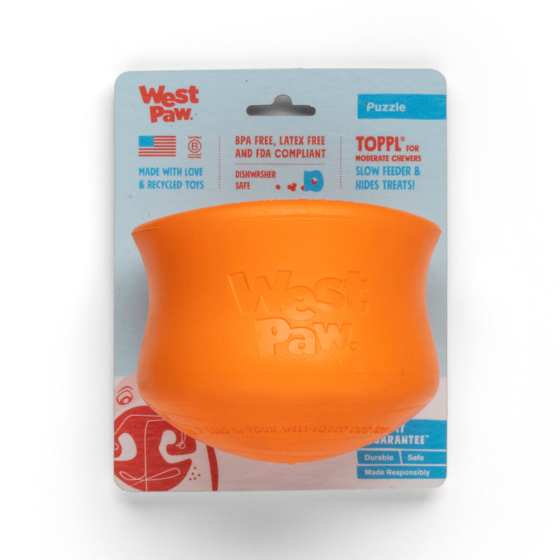Pet Supplies : West Paw Zogoflex Toppl Interactive Treat Dispensing Dog  Puzzle Play Toy, 100% Guaranteed Tough, It Floats!, Made in USA, Large,  Granny Smith 
